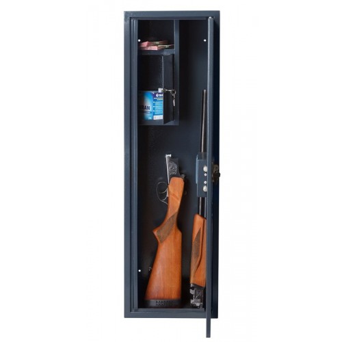 Оружейный сейф Сейф оружейный GÜTE ОШМ-100-EТ (ВxШxГ:1000x300x200) на 1 ствол, сейф для ружья, охотничий сейф